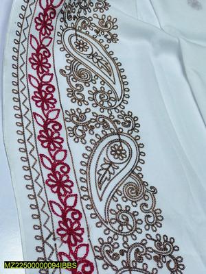 Women's Swiss Lawn Embroidered Shawl